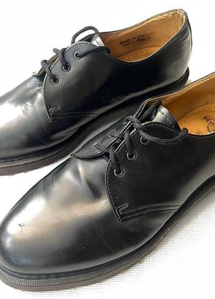 Винтажные кожаные полуботинки dr.martens 1484 made in england, состояние!
