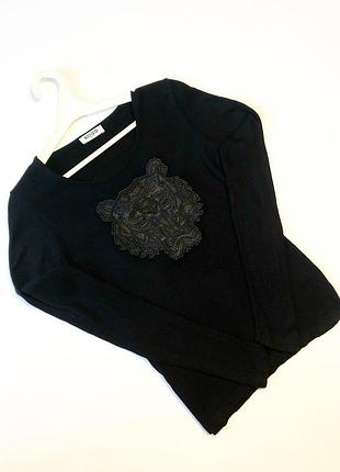 Стильный лонгслив kenzo - всего в 450 грн! 
эффектная и качественная кофта с длинным рукавом в классическом черном цвете от бренда kenzo.