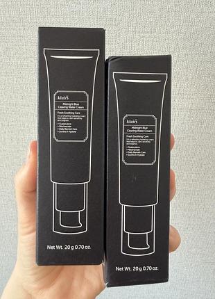 Зволожуючий крем-гель для обличчя dear, klairs midnight blue clearing water cream 20 мл