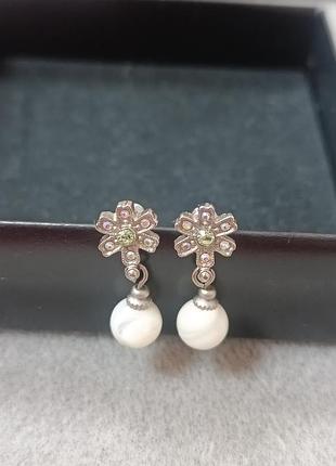 Вінтажні сережки 1928 jewelry company (сша), колекційна біжутерія.