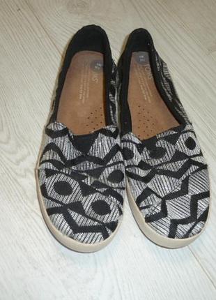 Оригинальные слипоны / эспадрильи toms, р 40 или 6,5 uk стелька 25,5 см  на наш 39 р