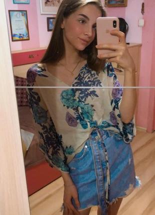 Шовкова літня блуза