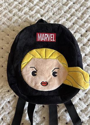 Оригинальный детский плюшевый рюкзак сумка marvel капитан марвел
