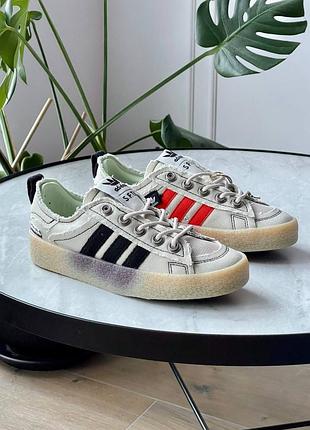 😍 женские кроссовки adidas campus 80s sftm clear brown song for the mute id4818