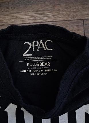 Лицензионная футболка 2pac tupac pull &amp; bear 4