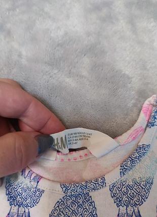 Платье h&amp;m для девочки р.3-4 3