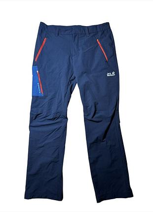 Треккинговые брюки jack wolfskin flex shield / мужские аутдор брюки софтшел м-л