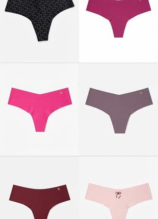 Набір безшовних трусиків victoria’s secret труси вікторія сікрет