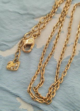 Ланцюжок для жінок swarovski вінтажний золотистий