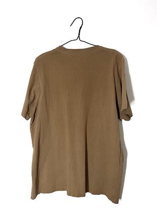 Бежевая мужская футболка pull &amp; bear 3