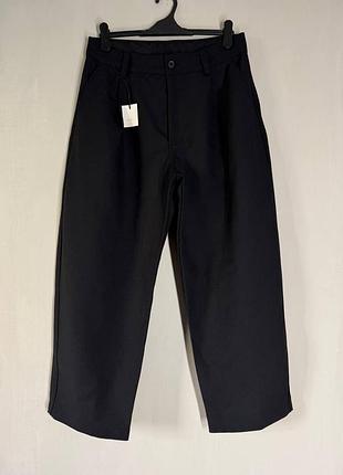 Новые шерстяные брюки zara палаццо / широкие классические брюки с шерстью (размер l / 40)