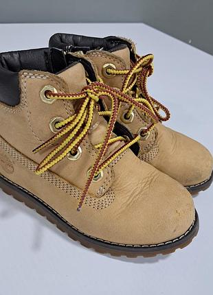 Черевики для дітей timberland демісезонні, розмір 24, бежеві
