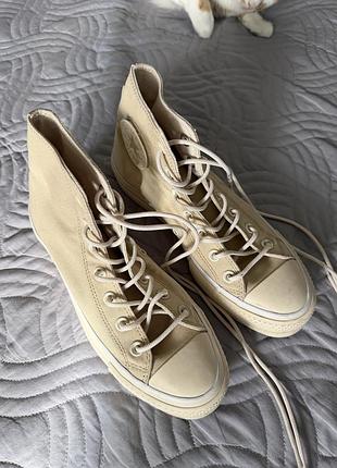 Кеди жіночі converse chuck taylor бежеві, розмір 38