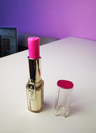 Рідкісна знятість! помада-бальзам l'oreal paris color riche caresse (07 cheeky magenta) з duty free