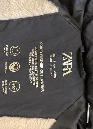 Куртка пуховик zara 4