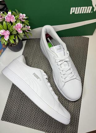Оригинальные кожаные кроссовки puma new
