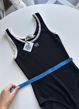 Чорне вʼязане боді cher17