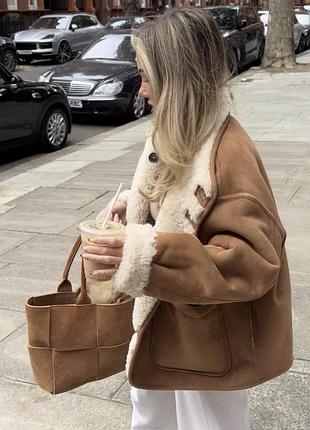 Двостороння дублянка zara