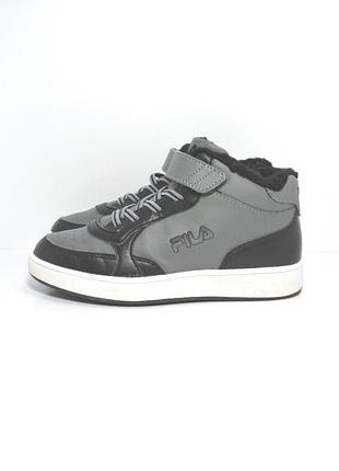 Детские утепленные кроссовки хайтопы fila р. 35-36