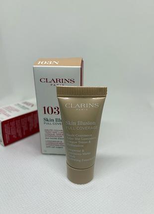Оригинальный skin illusion full coverage тональная основа мини 103n