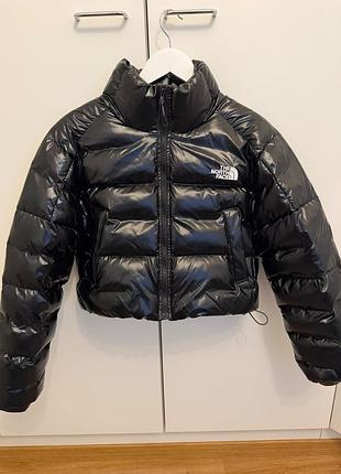 Куртка жіноча the north face чорна дута