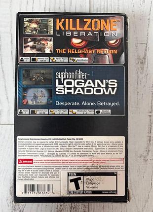 Umd dual pack syphon filter logan's shadow + killzone liberation для psp (ntsc-u) 2
