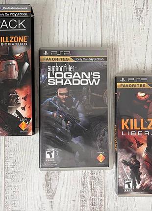 Umd dual pack syphon filter logan's shadow + killzone liberation для psp (ntsc-u) 3