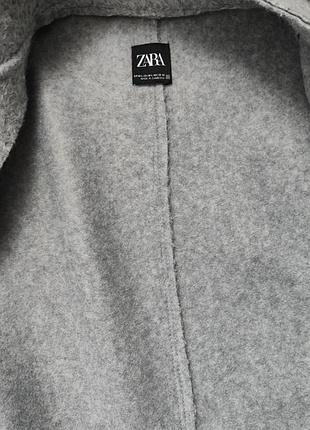 Куртка жіноча zara бомбер сірий 6
