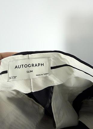 Черные мужские брюки autograph slim 4