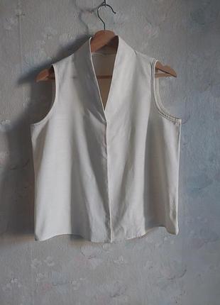 Топ женский m-l 46-48р. кремовый, летний