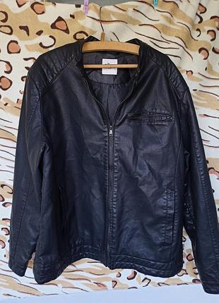 Мужская кожаная куртка gemo xl -xxl