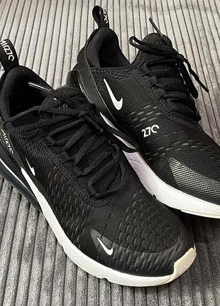 Кросівки чоловічі nike air max 270 чорні 39 розмір 24,5 см