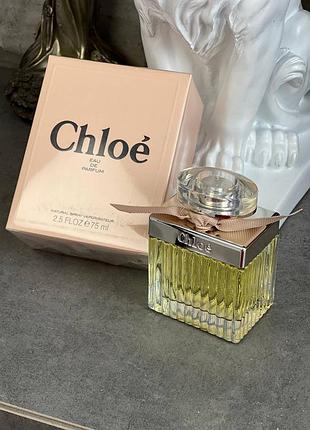 Красивый цветочный парфюм chloe eau de parfum 75 мл женские духи хлоя невероятный цветочный аромат парфюма на подарок духи для женщин