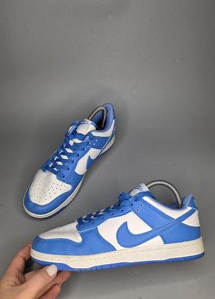 Кроссовки nike dunk low "university blue"