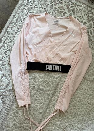 Топ з завʼязками на рукавах puma