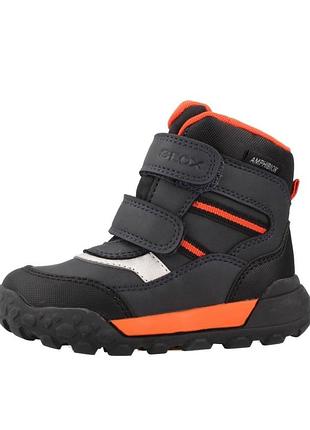 Дитячі зимові черевики geox trekkyup amphibiox 21,22,23,24 р, чоботи хлопчику