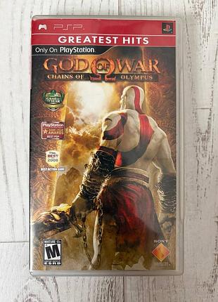 God of war: chains of olympus для psp (ntsc-u / greatest hits / cib)