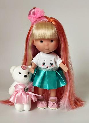 Кукла little pippa с цветными волосами nines d'onil (23 см)