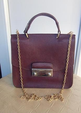Сумка брендовая кожаная женская furla.