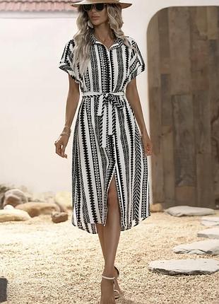 Красивое с пояском платье 👗 рубашка
