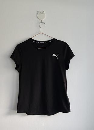 Черная футболка для занятий спортом puma