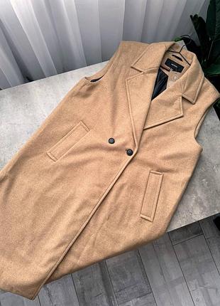 Двубортне пальто-жилет vero moda