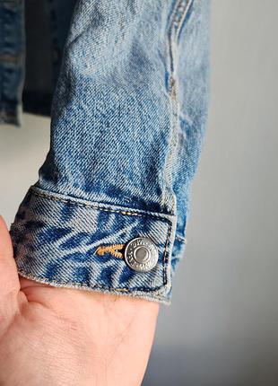 Джинсовая куртка zara размер s/m 4