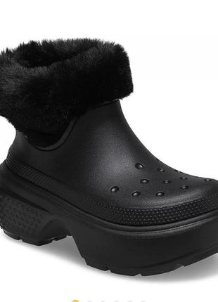 Crocs stom  зимние чоботи кроксы