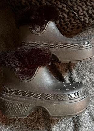 Crocs stom  зимние чоботи кроксы 3