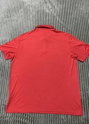 Поло чоловіче adidas червоне 4