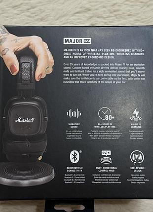Навушники marshall major iv black 4