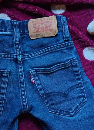 Джинсы levis 520 детские на 4 года