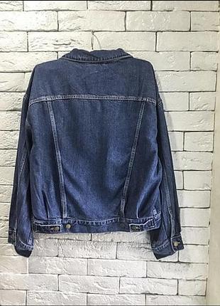 Куртка жіноча джинсова lee & h&m синя 4