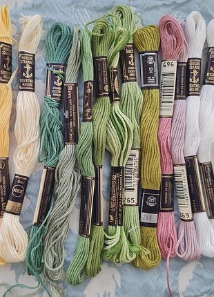 Муліне для вишивання anchor stranded cotton 6